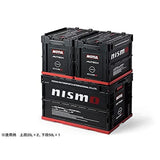 Nissan Collection KWA6A-60NBK NISMO Folding Container Box, Black, 5.3 Gal (20 L), Logo Printed
