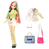 Takara Tomy Licca Doll Licca Latte Retro, Dress-Up, Doll, Play House, Toy, Ages 3 and Up, Passed Toy Safety Standards, ST Mark Certified