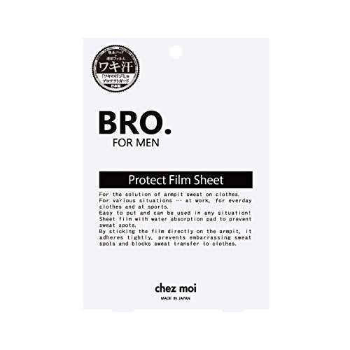 Shemoa BRO. FOR MEN Protect Film Sheet Transparent film: 10 sheets / Absorption pad: 10 sheets / Separate tape: 10 sheets / Confirmation sheet: 1 sheet