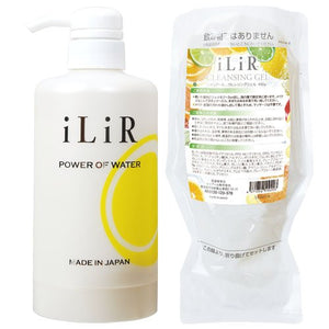 iLiR makeup and skin cleansing gel 400g pump + refill