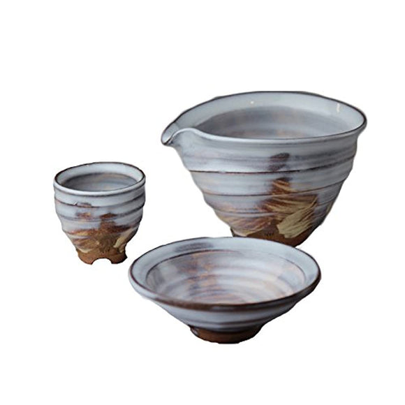 Hagiware, Sake Snack Set, Keiichiro 15351