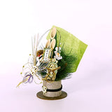 Yamaichi Shoten K-1241 New Years Decoration, Kadomatsu Figurine, Pine Crane