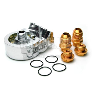 Trust GREDDY Oil Cooler Replaced Parts Lipare Parts Oil Block Thermo Built -in M20XP1.5 AN8 Code: 12401125