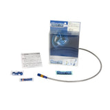 Swage LINE ZX-7R/RR (RR 96-02) Clutch Hose Kit, Aluminum (Gold/Black) Clear Hose