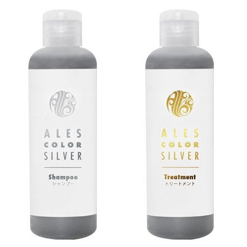 [Set] Ares Color Silver Shampoo 200ml & Silver Treatment 200ml