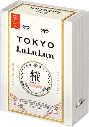 Face mask pack Lululun Tokyo Lululun (relaxing rice scent) 7 pieces x 4 bags