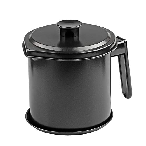 BLKP Pearl metal oil pot 1.1L limited black oil can saucer BLKP black AZ-5040