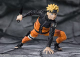 S.H. Figuarts BAS63238 Naruto Shippuden Uzumaki Naruto - Nine Tail Human Pillar Power Trusted by Hope, Approx. 5.7 inches (145 mm), PVC ABS Painted Action Figure