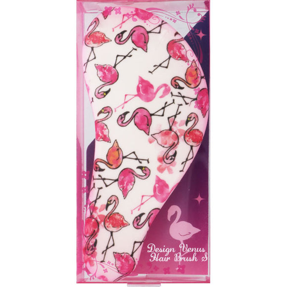 Anushi Design Female Hair Brush S (Flamingo Pattern)