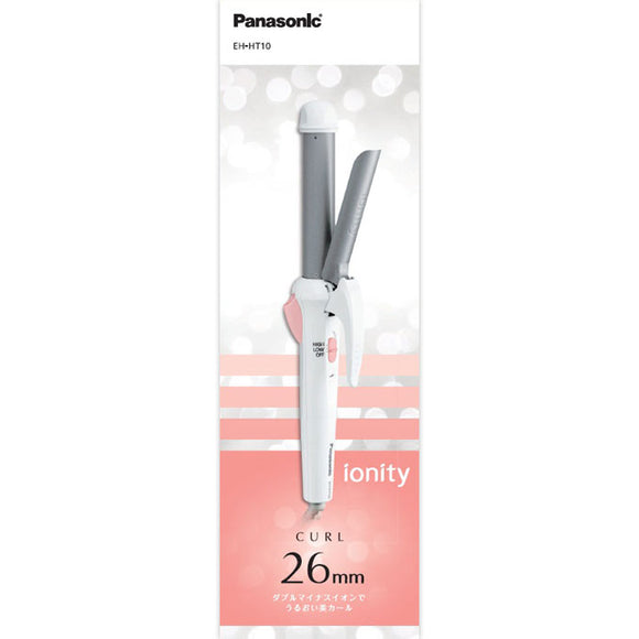 Panasonic Curl Iron 26Mm Ionity Eh-Ht10-W W White Eh-Ht10-W