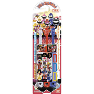 Bandai Childrens Hub Brush 3 Pieces Set Ryotaro Sentai Don Brothers 3 years old and over