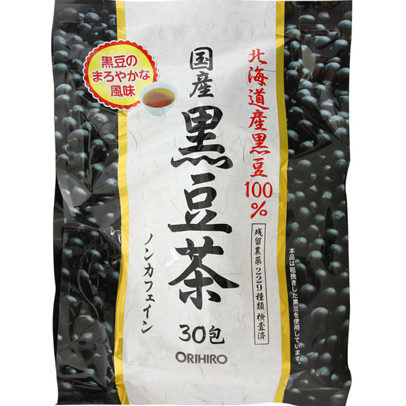 ORIHIRO 100% domestic black soybean tea 6g×30 packets