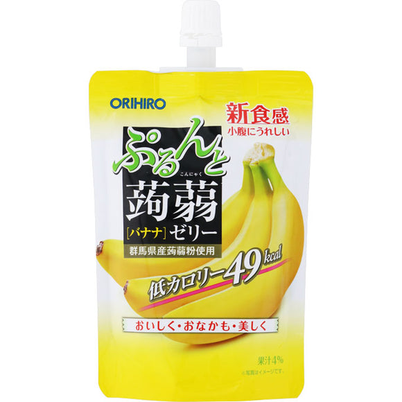 Orihiro Plandu Purun and Konjac Jelly Standing Banana 130g