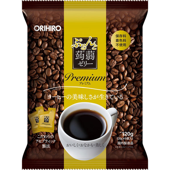 Orihiro Plandu Premium Purun and Konjac Jelly Coffee 20g x 6
