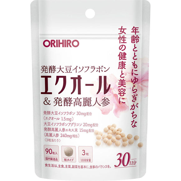 Orihiro Plan du Equol & Fermented Ginseng 90 grains