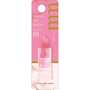 Star Lab Cosmetics Beauty World Millico Shear Lipstick MLC501 Pure Pink