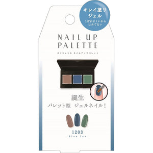 Star Lab Cosmetics BW Polyjerika Nail Up Palette NUP1203 Blue Fan