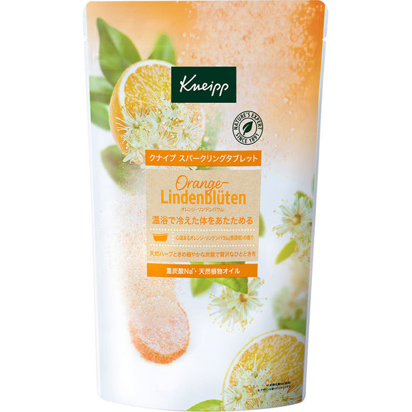 Kneipp Japan Kneipp Sparkling Tablet Orange Lindenbaum <Bodhi Tree> Fragrance 50g x 6