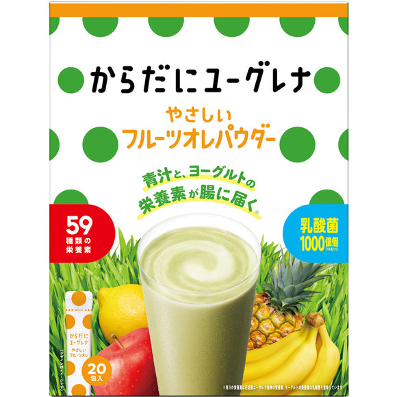 Euglena Co., Ltd. Euglena friendly fruit au lait 20 packets