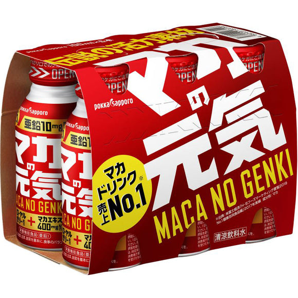 Pokka Sapporo Food & Beverage Maca's Genki Drink 100ml x 6