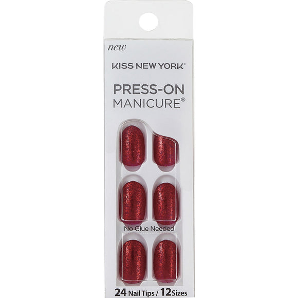 KISS NEWYORK Press-on nail polish IMC11J 12 size 24 pieces