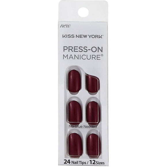 KISS NEWYORK Press-on nail polish IMC12J 12 size 24 pieces