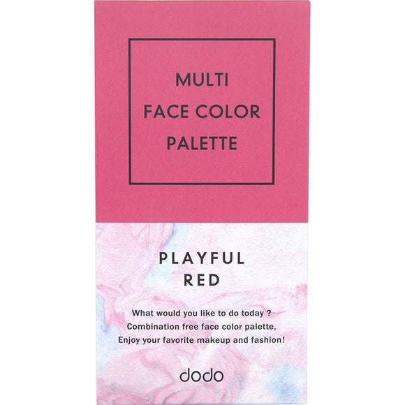 Dodo Multi Face Color Palette #20 Playful Red