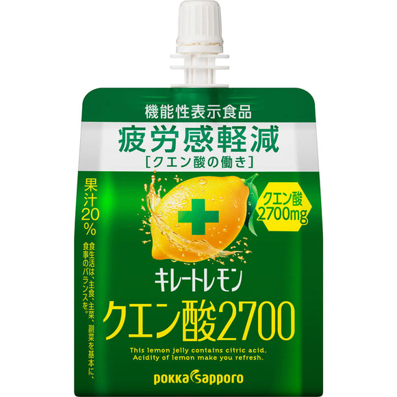 Pokka Corporation Chelated Lemon Citric Acid 2700 Jelly 165g