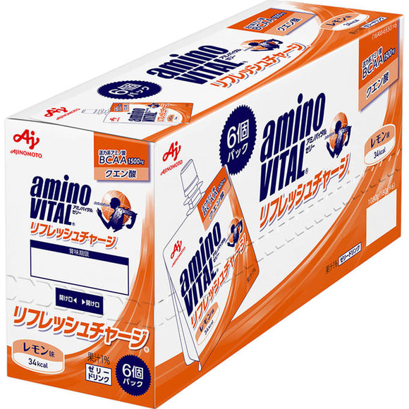 Ajinomoto Amino Vital Jelly Drink Refresh Charge 180g x 6