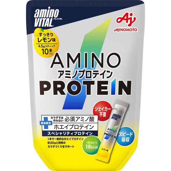Ajinomoto Amino Vital Amino Protein Lemon Flavor 4.3g x 10p