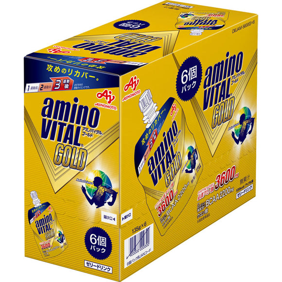 Ajinomoto Amino Vital GOLD Jelly Link 123g x 6