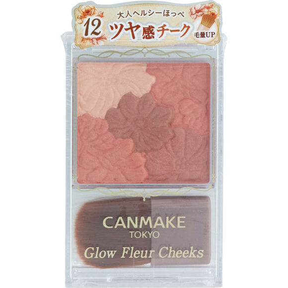 IDA Laboratories Canmake Glow Fleur Cheeks 12 Cinnamon Late Fleur