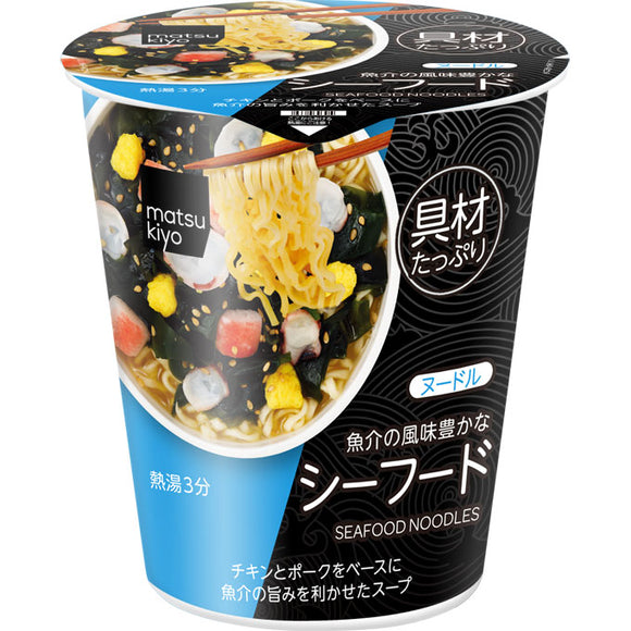Matsukiyo seafood noodles 56g x 10 items