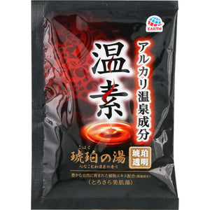Earth Pharmaceutical Onsen Amber Hot Water 1 packet type Bathing agent 1 packet