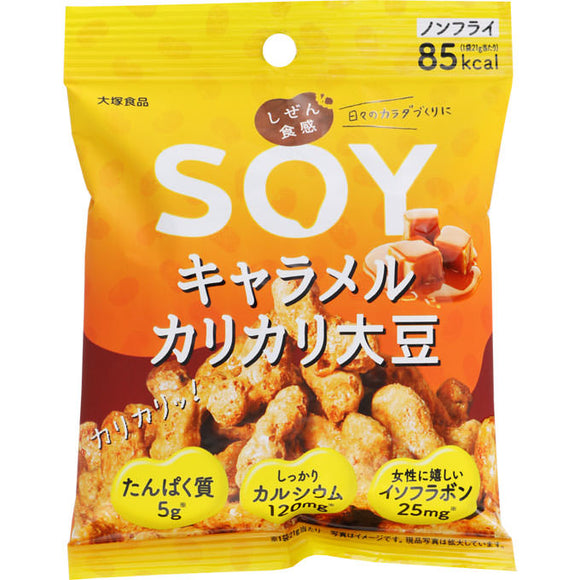 Otsuka Foods Shizen Texture SOY Caramel Crispy Soybean 21g
