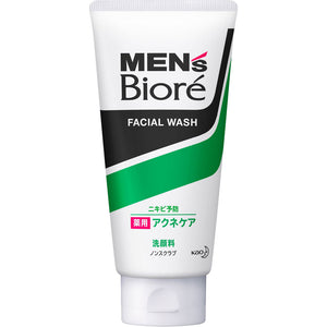 Kao Mens Biore Medicinal Acne Care Face Wash 130g (Quasi-drug)