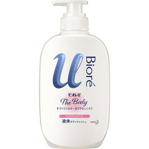 Kao Biore U The Body Liquid, Scent Of Brilliant Bouquet, Pump 480Ml