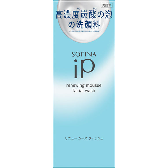 Sofina iP Renew Mousse Wash [Carbonated Face Wash] 200g