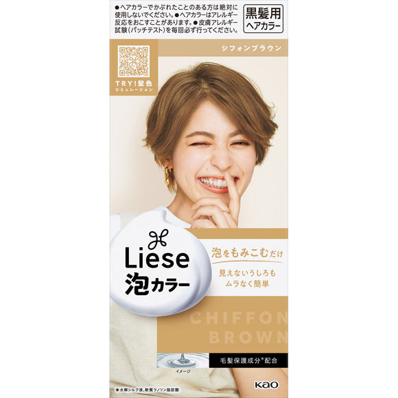 Kao Liese Foam Color Chiffon Brown 108ML (Non-medicinal products)
