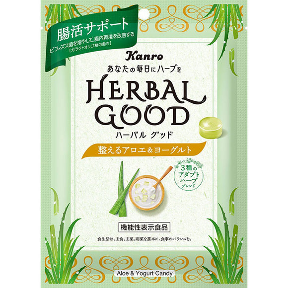 Kanro Herbal Good Conditioning Aloe & Yogurt 40g