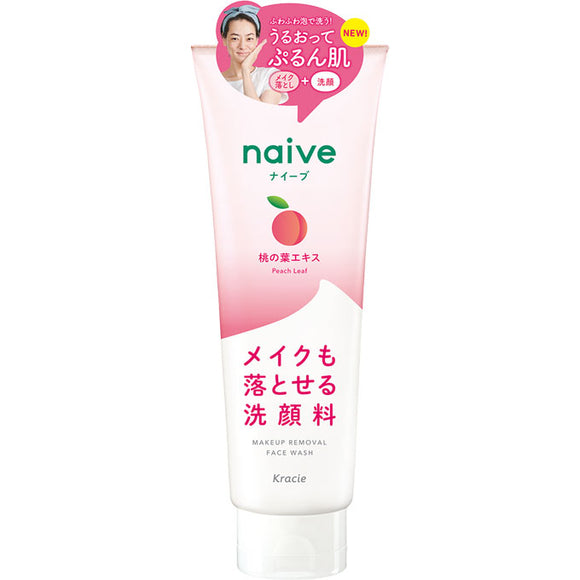 Kracie Home Products Naive Makeup Cleansing Foam (With Peach Leaf Extract) 200G