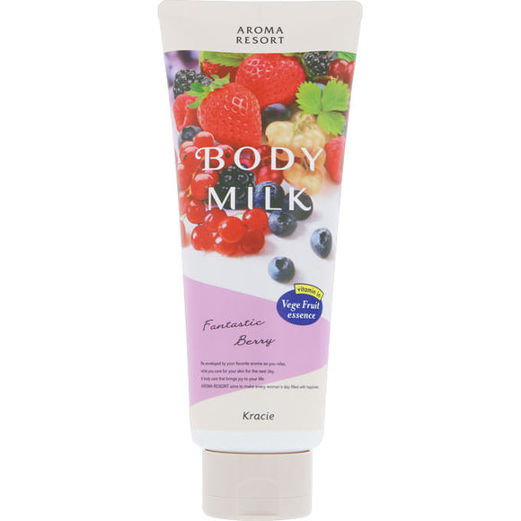 Kracie Home Products Aroma Resort Body Milk Fantastic Berry 200g