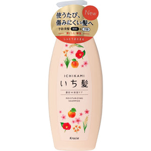 Kracie Home Products Ichi Hair Dense W Moisturizing Care Shampoo Pump 480Ml
