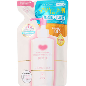Milk Soap Kyoshinsha Cow Brand Additive-Free Makeup Remover Milk Refill 130Ml