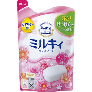Milk Soap Kyoshinsha Milky Body Soap Relaxing Floral Fragrance Refill 400ml