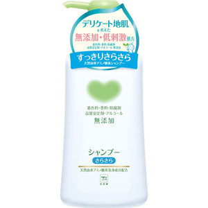 Milk Soap Kyoushinsha Cow Brand Additive Shampoo Sarasara Pump 500Ml