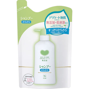 Milk Soap Kyoushinsha Cow Brand Additive Shampoo Sarasara Refill 380Ml