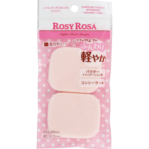 Chantery Rosie Rosa Chiffon Touch Sponge N Square L 2P