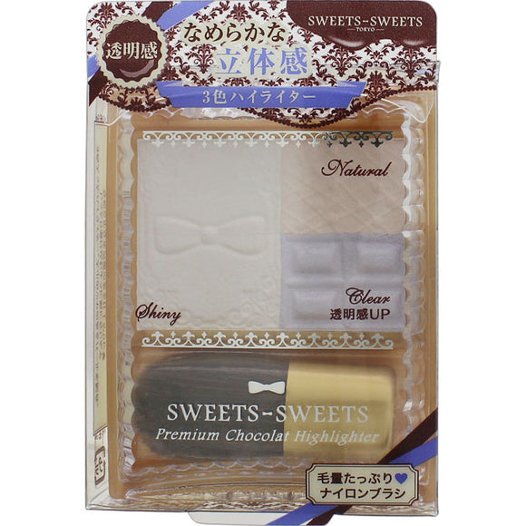 Chantei Sweets Sweets Chocolate Highlighter 01 White Raspberry