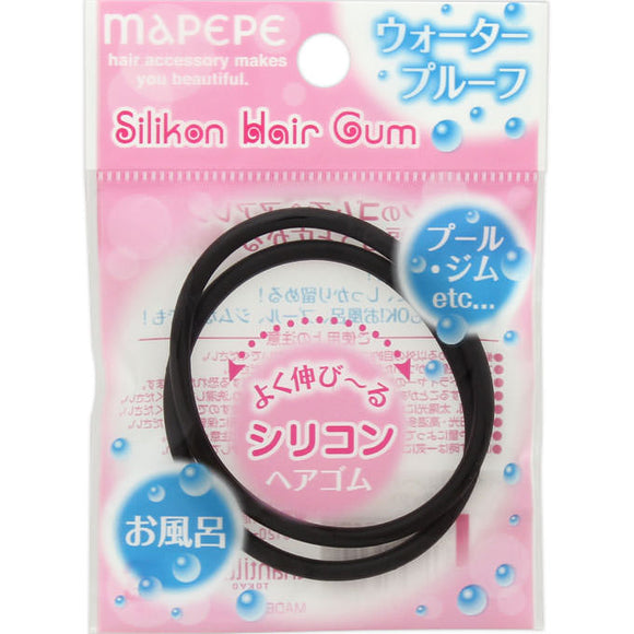 Chantilly Mapepe Silicone Hair Tie Black
